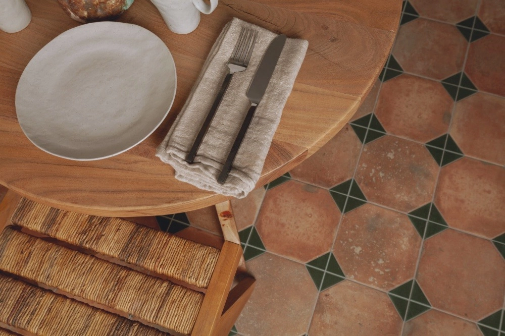 Peronda gres porcelanowy FS Nonna Sage decor 45,2x45,2